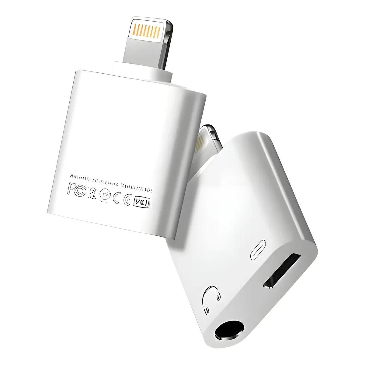GENERICO - Adaptador Splitter Lightning para Audio y Carga iPhone