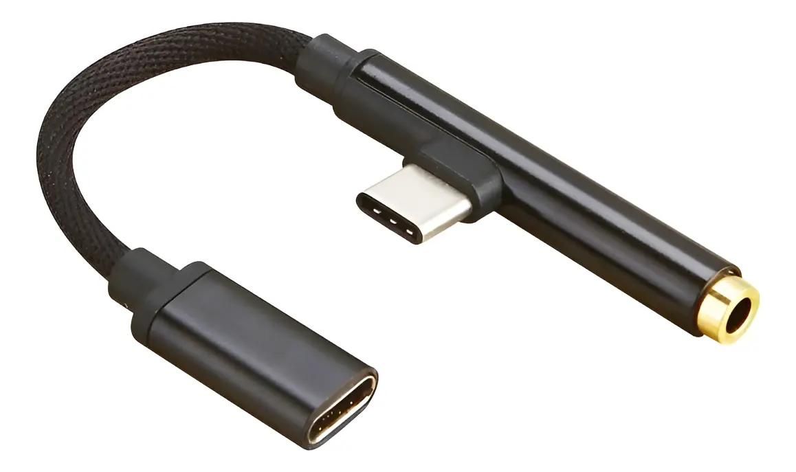 GENERICO Adaptador Tipo C para Audífonos y Carga