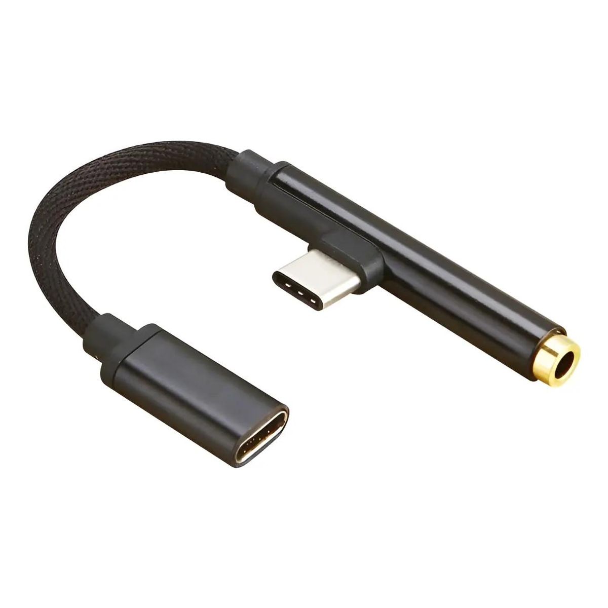 GENERICO - Adaptador Tipo C para Audífonos y Carga