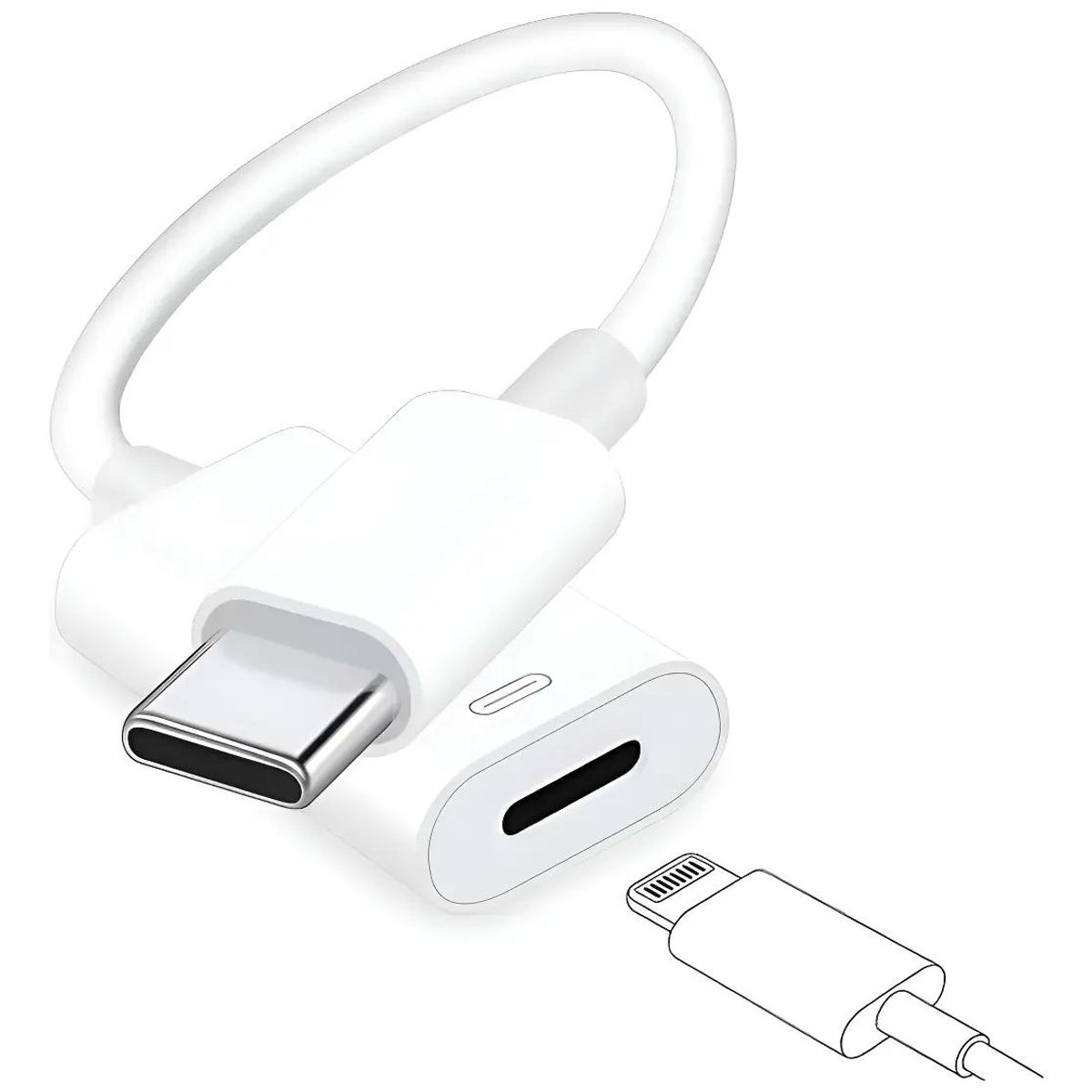 GENERICO - Adaptador USB Tipo C a Audífonos para iPad y MacBook