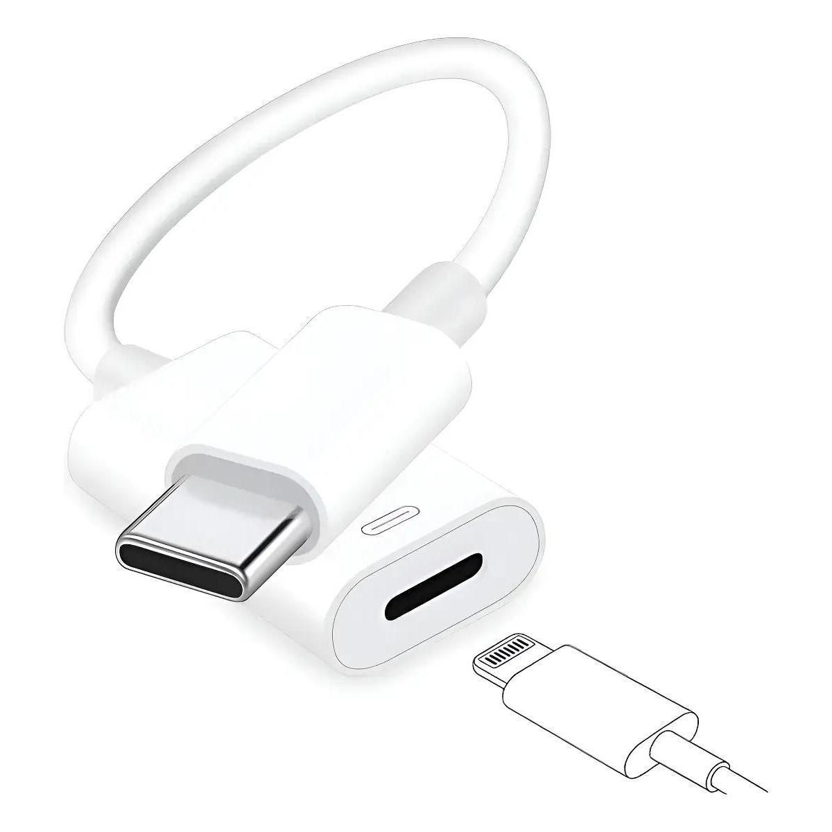 GENERICO - Adaptador USB Tipo C a Audífonos para iPad y MacBook
