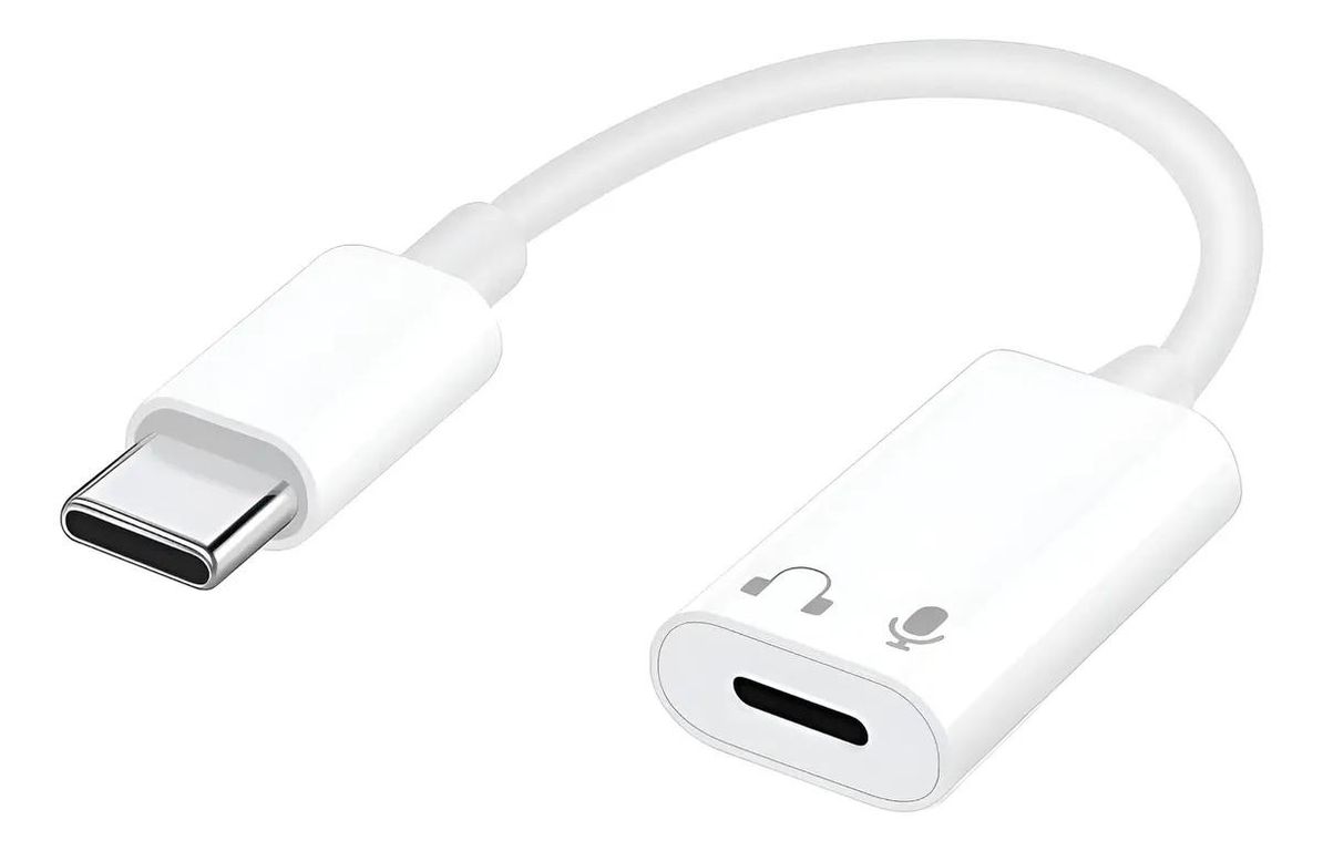 GENERICO Adaptador USB Tipo C a Audífonos para Macbook y iPhone 15