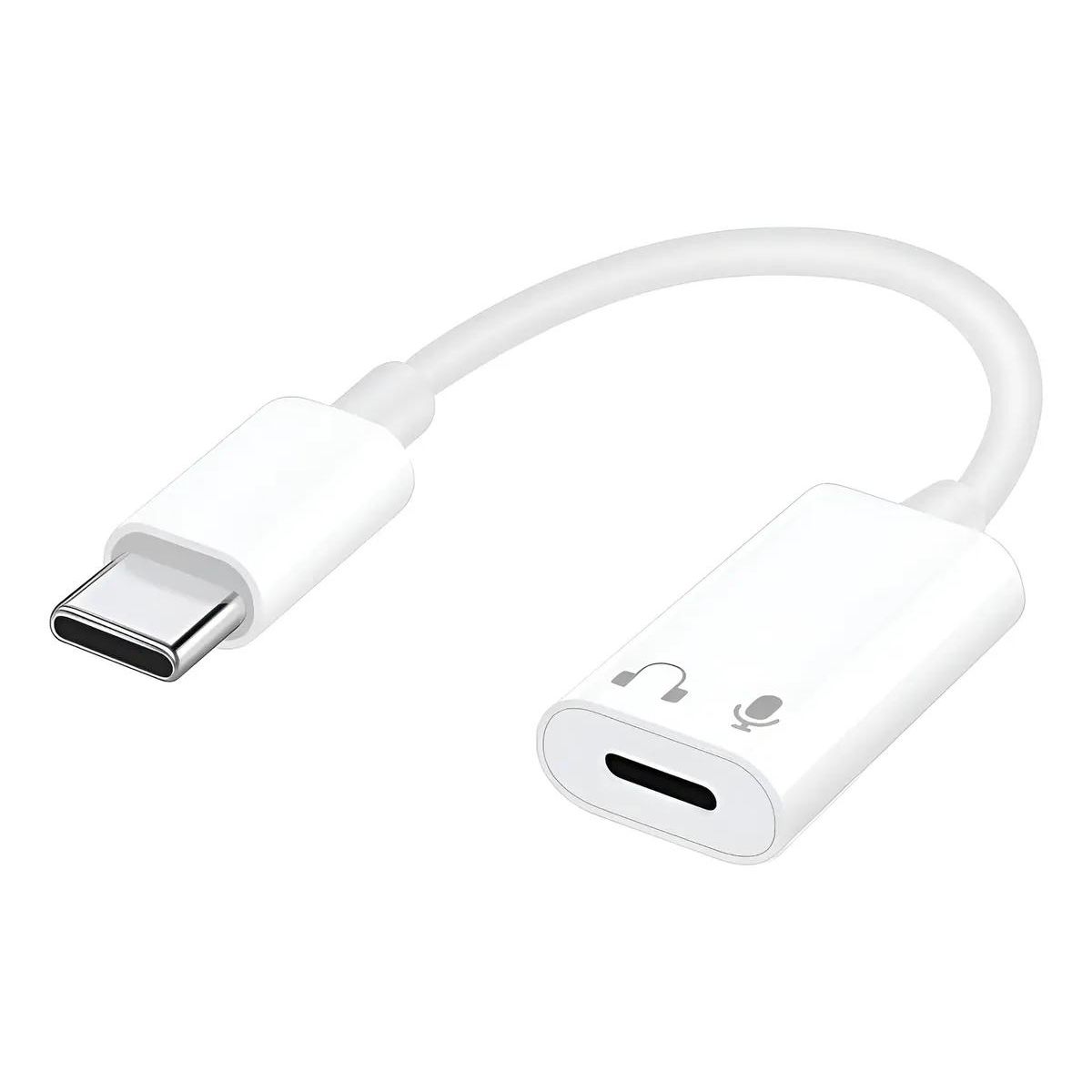 GENERICO - Adaptador USB Tipo C a Audífonos para Macbook y iPhone 15
