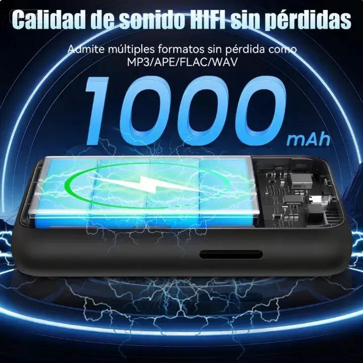 GENERICO - Reproductor de música MP3 y MP4 con Bluetooth y 8+64GB
