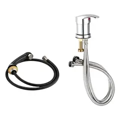 GENERICO - Llave Monomando con Ducha Fija para Lava Pelo