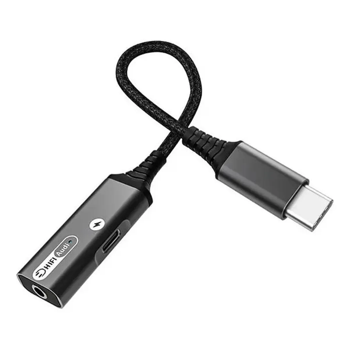 GENERICO - Adaptador USB Tipo C a Jack 3.5mm para audífonos