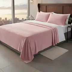 HD HOGAR SPA - Sabana Polar 1.5 Plazas, Variedad De Colores