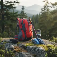 GENERICO - Pack Mochila Trekking 40 Lts para Excursión y Viaje