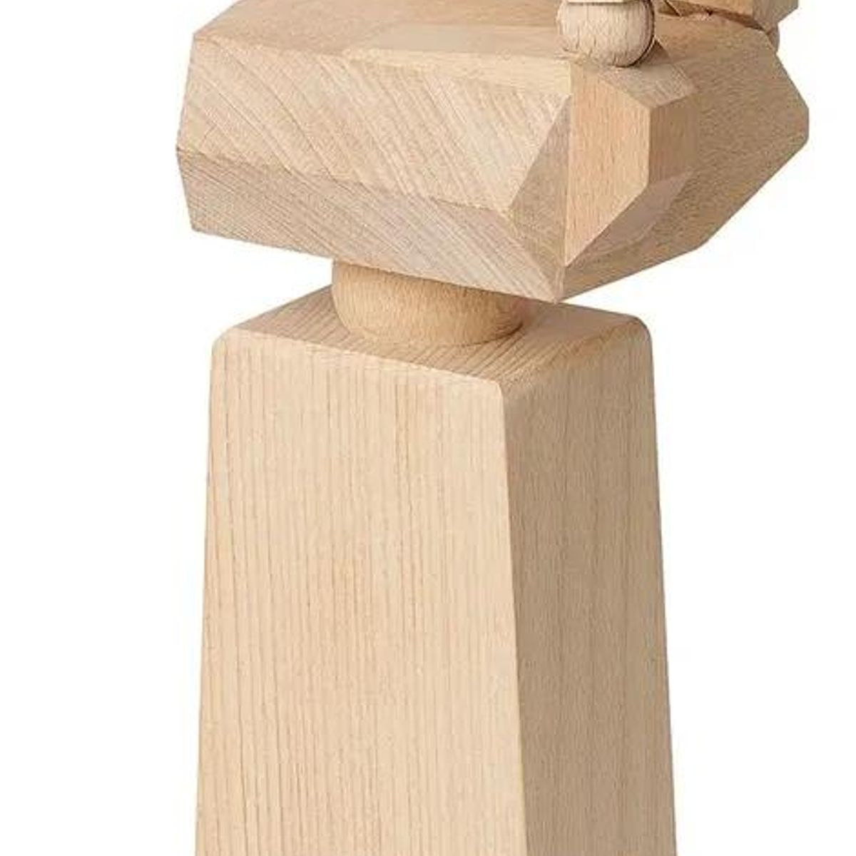 GENERICO - Soporte para audífonos gaming de madera haya 34 cm beige