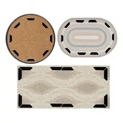 GENERICO - Pack de 8 Pegatinas Adhesivas para Alfombras