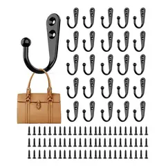 GENERICO - Set de 30 Ganchos de Pared para Abrigo Vintage