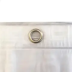 GENERICO - Pack 4 Forros de Cortina de Baño PVC 180x180 cm con Imán