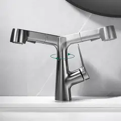 GENERICO - Llave Monomando Flexible para Cocina y Lavamanos