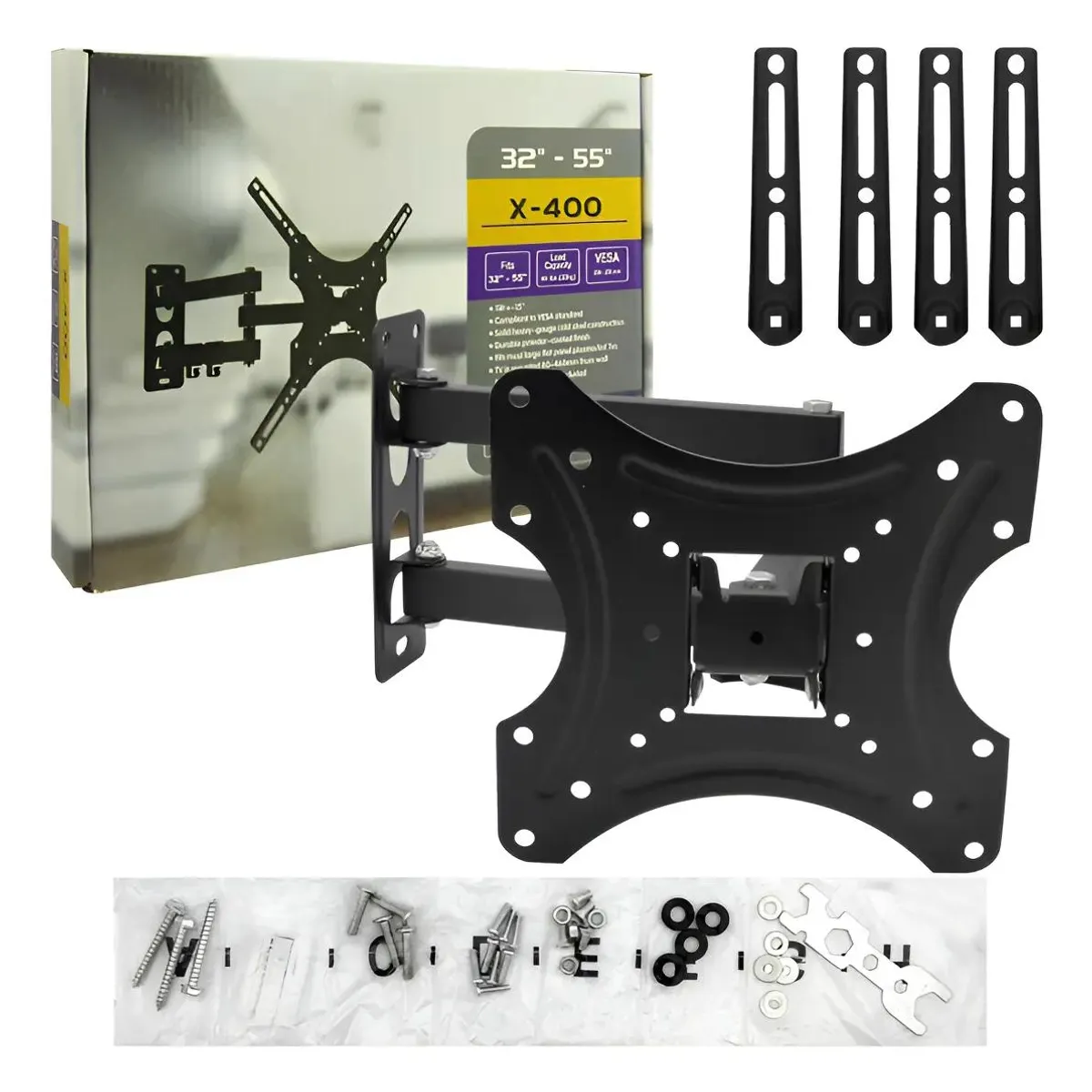 GENERICO - Soporte para TV de 32 a 55 pulgadas con brazo articulado
