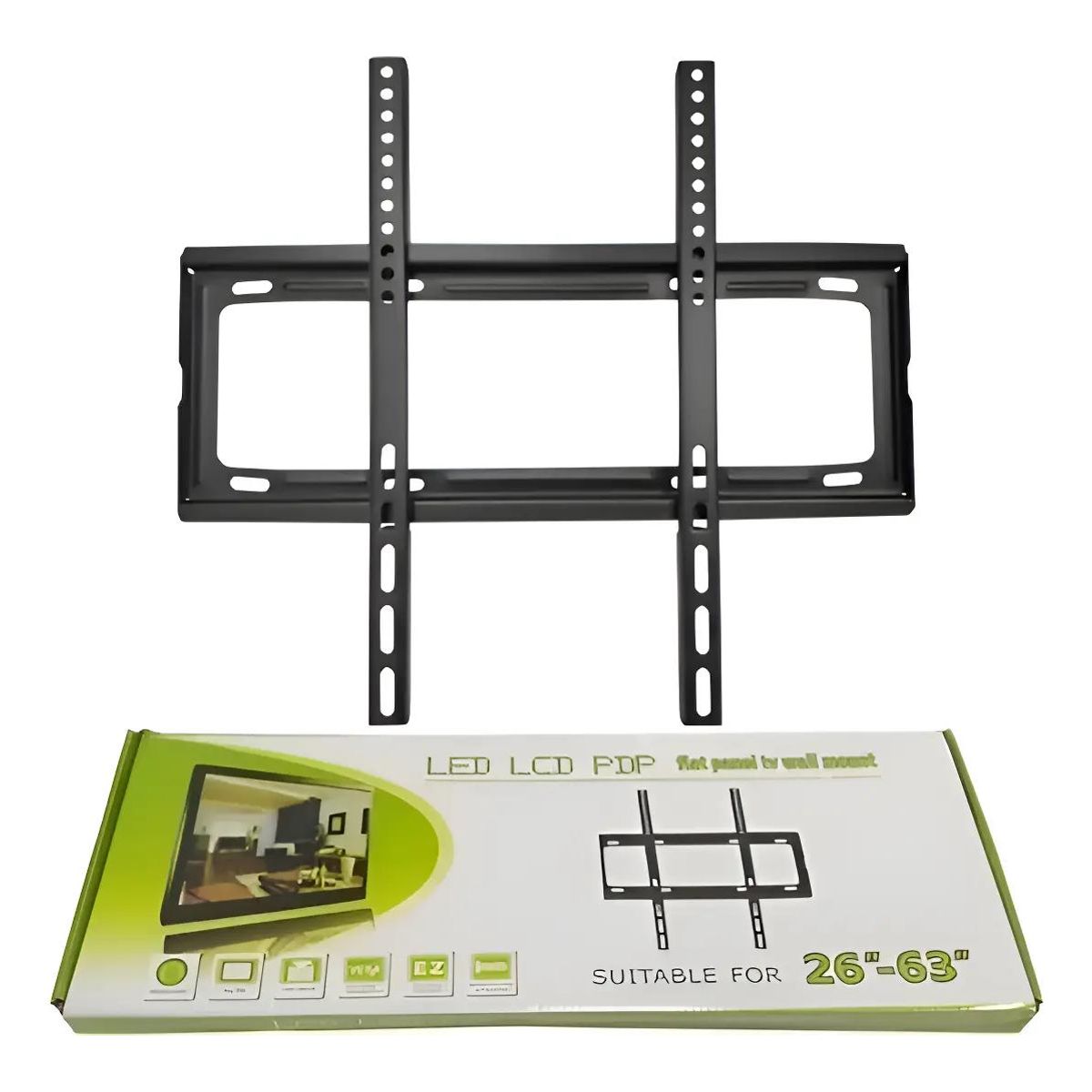 GENERICO - Soporte Fijo para TV 26 a 63 Pulgadas Negro