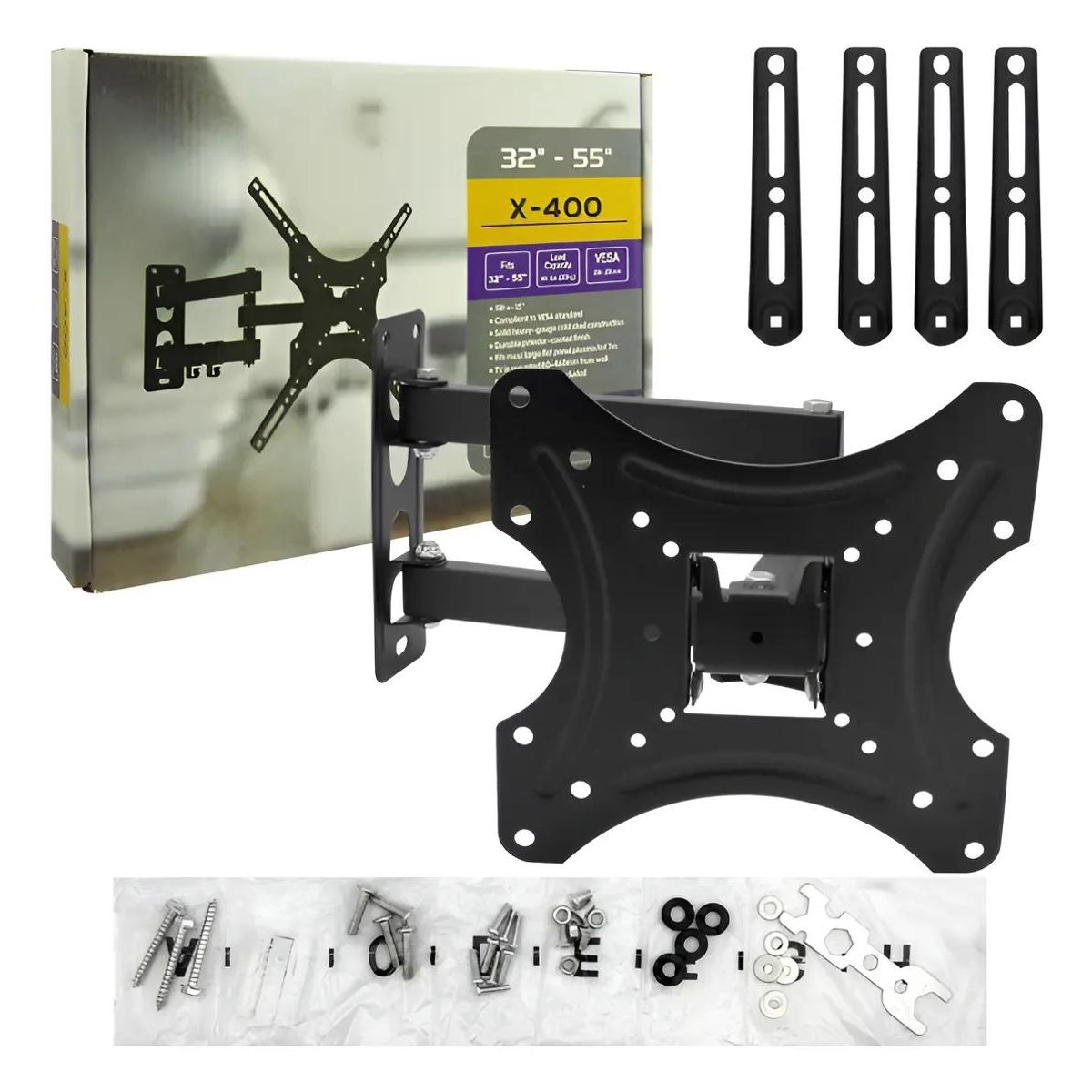 GENERICO - Soporte para TV de 32 a 55 pulgadas con brazo articulado