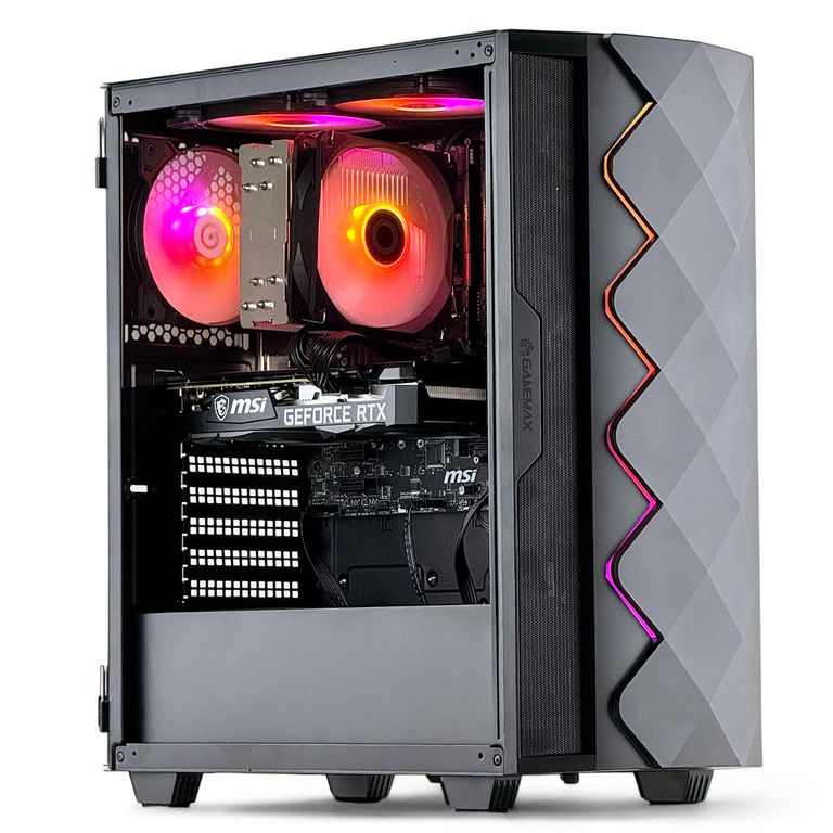 PC GAMER Blanco AMD RYZEN 5 7600 32Gb DDR5 2Tb RTX 5050