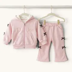 CHINA - Buzo Estilo Coquette Forradito De 2 Prendas Pantalón + Polerón BZ26