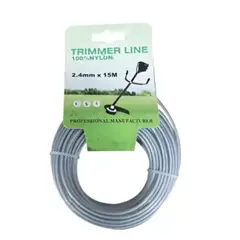 GENERICO - Rollo De Nylon De 2.4mmx15m Acerado Para Desmalezadora