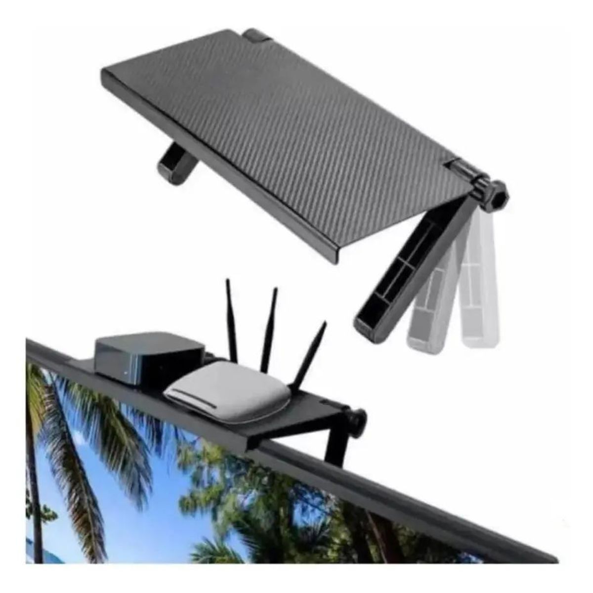 GENERICO - Soporte Plegable para Control Remoto y Repisa TV