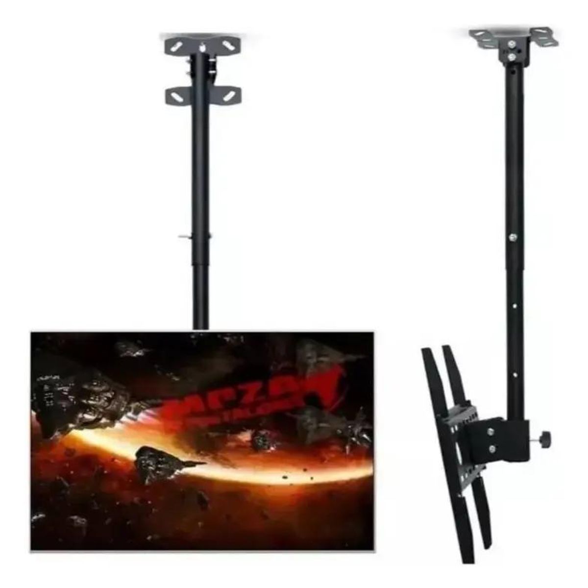 GENERICO - Soporte de Techo Ajustable para Pantallas 26 a 65 Pulg