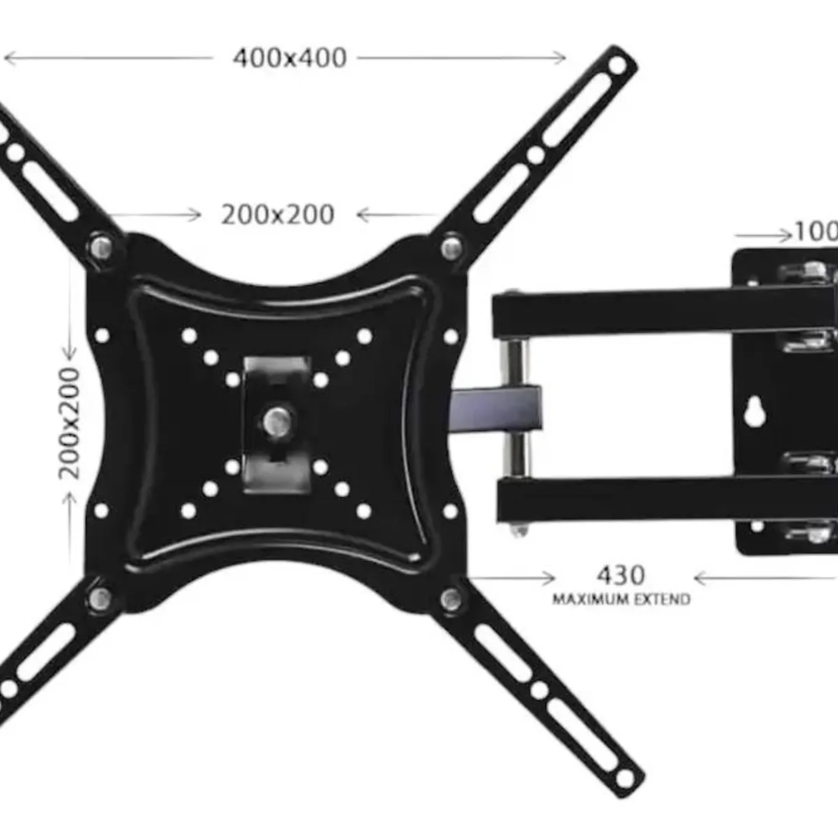 GENERICO - Soporte Ajustable para TV LED LCD Plasma 26 a 60 Pulgadas
