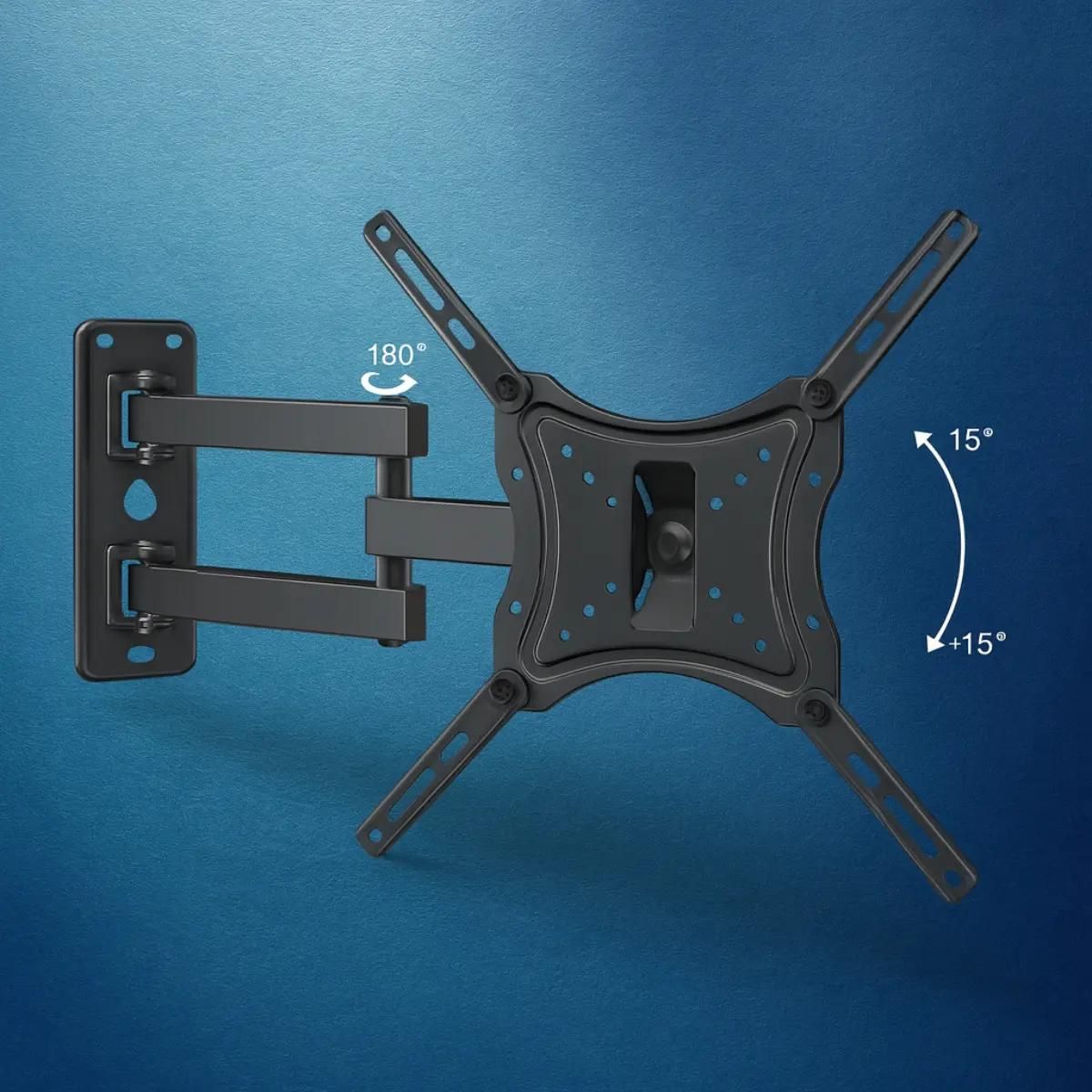 GENERICO - Soporte de Pared para TV 14 a 55 Pulgadas con Brazo Móvil