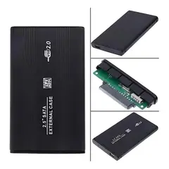 GENERICO - Case externo para disco duro 2.5 SATA USB aluminio