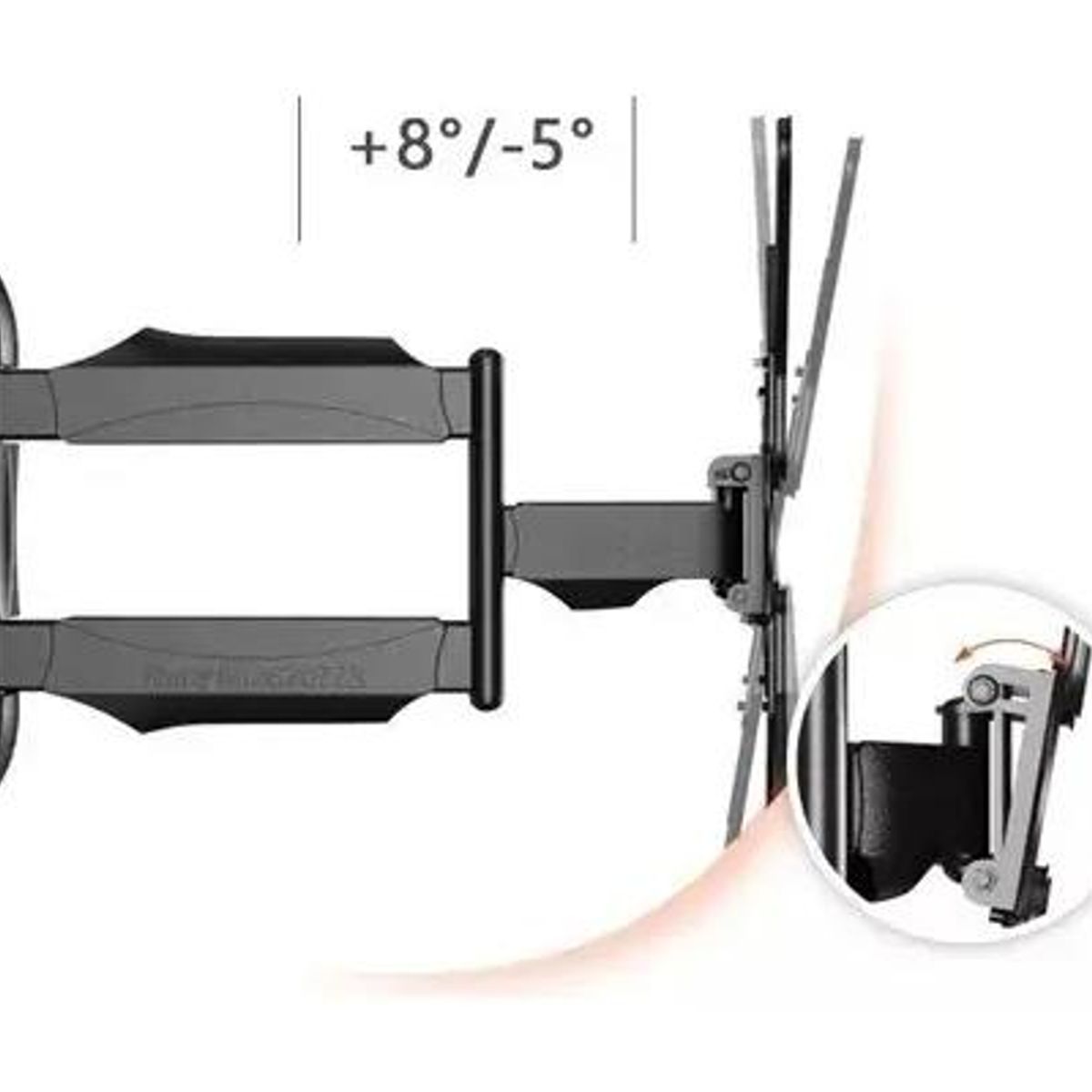 GENERICO - Base Soporte de Pared para TV 32 a 55 Pulgadas Ajustable