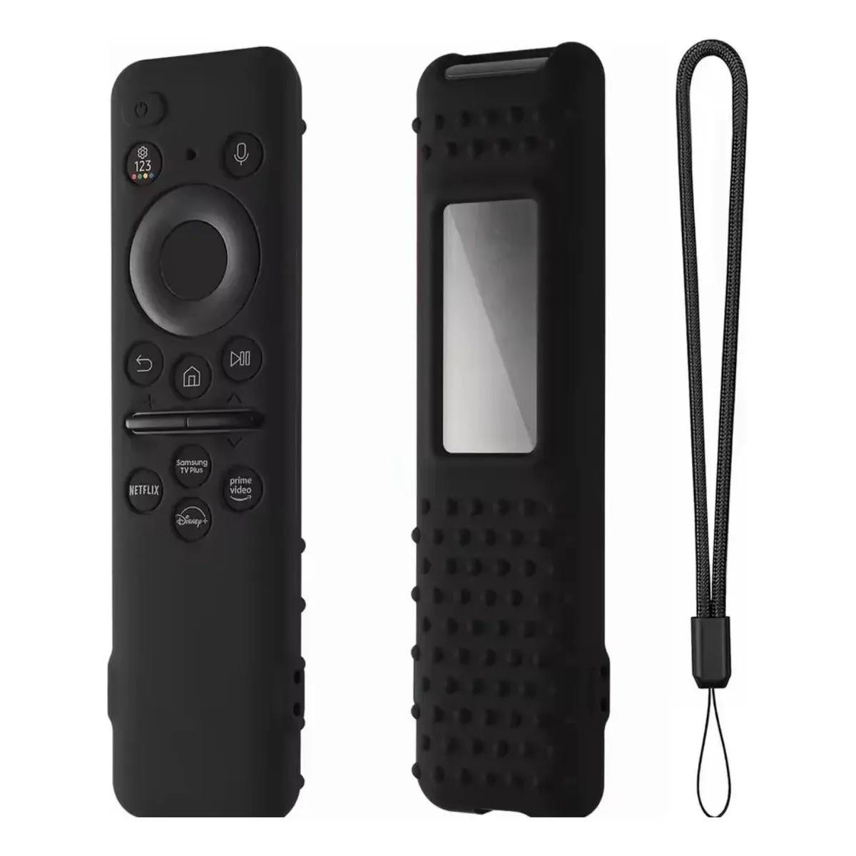 GENERICO - Control remoto solar con funda negra para TV