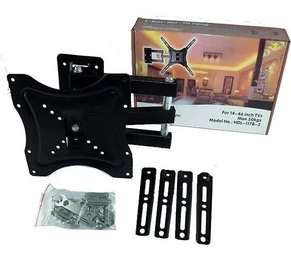 GENERICO Pack 2 Soportes LCD LED 14 a 32 Pulgadas 50 Kg 180°