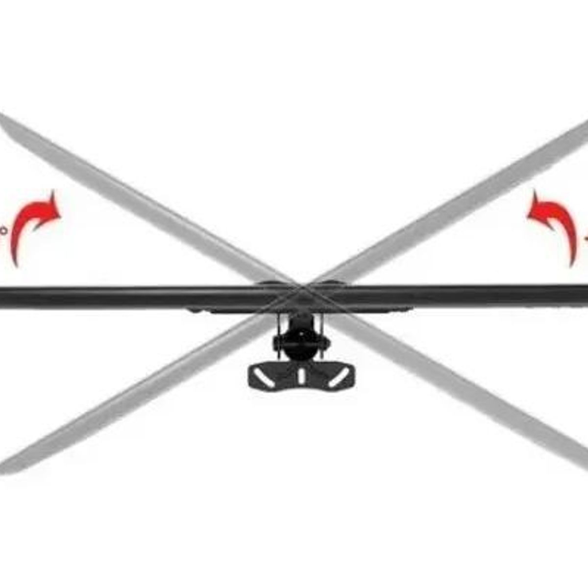GENERICO - Soporte de Techo Ajustable para TV 32 a 75 Pulgadas