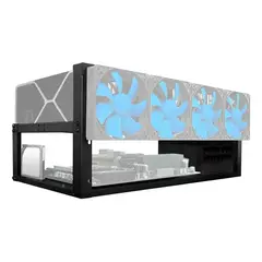 GENERICO - Rig minería calidad premium negro para 6 tarjetas gráfic