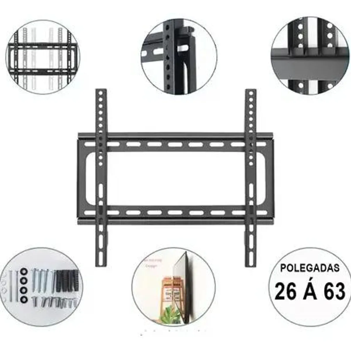 GENERICO - Soporte Fijo para TV de 26 a 63 Pulgadas