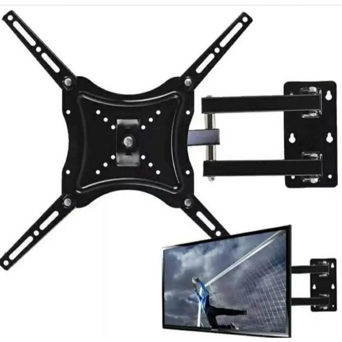 GENERICO - Soporte de pared inclinable para TV 14 a 55 pulgadas