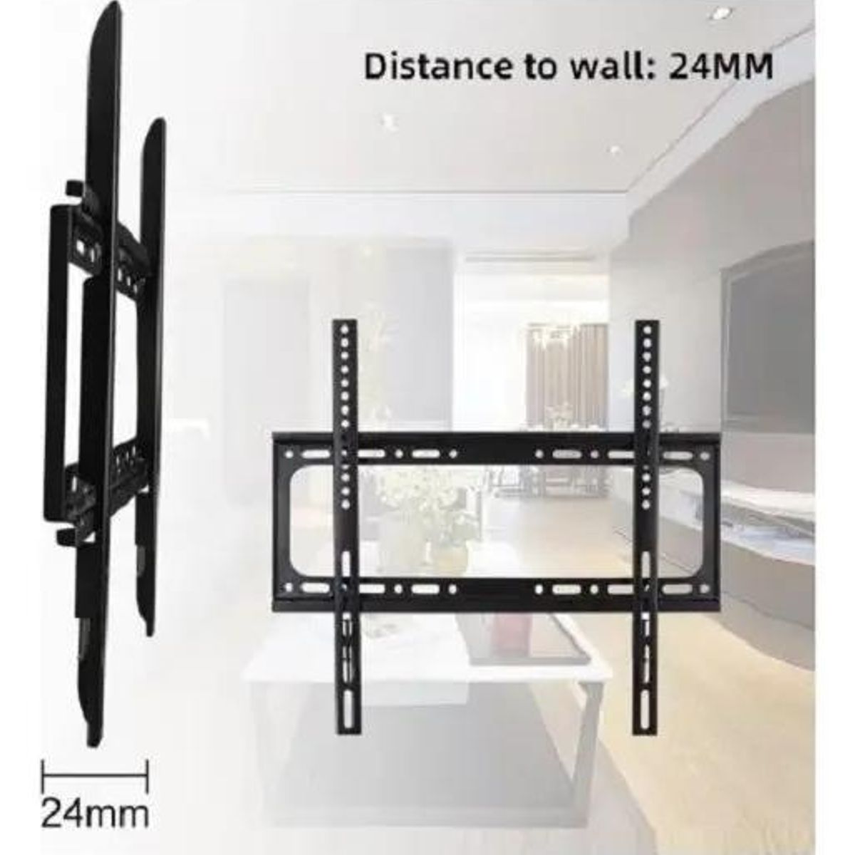 GENERICO - Soporte fijo de pared para TV 26 a 63 pulgadas
