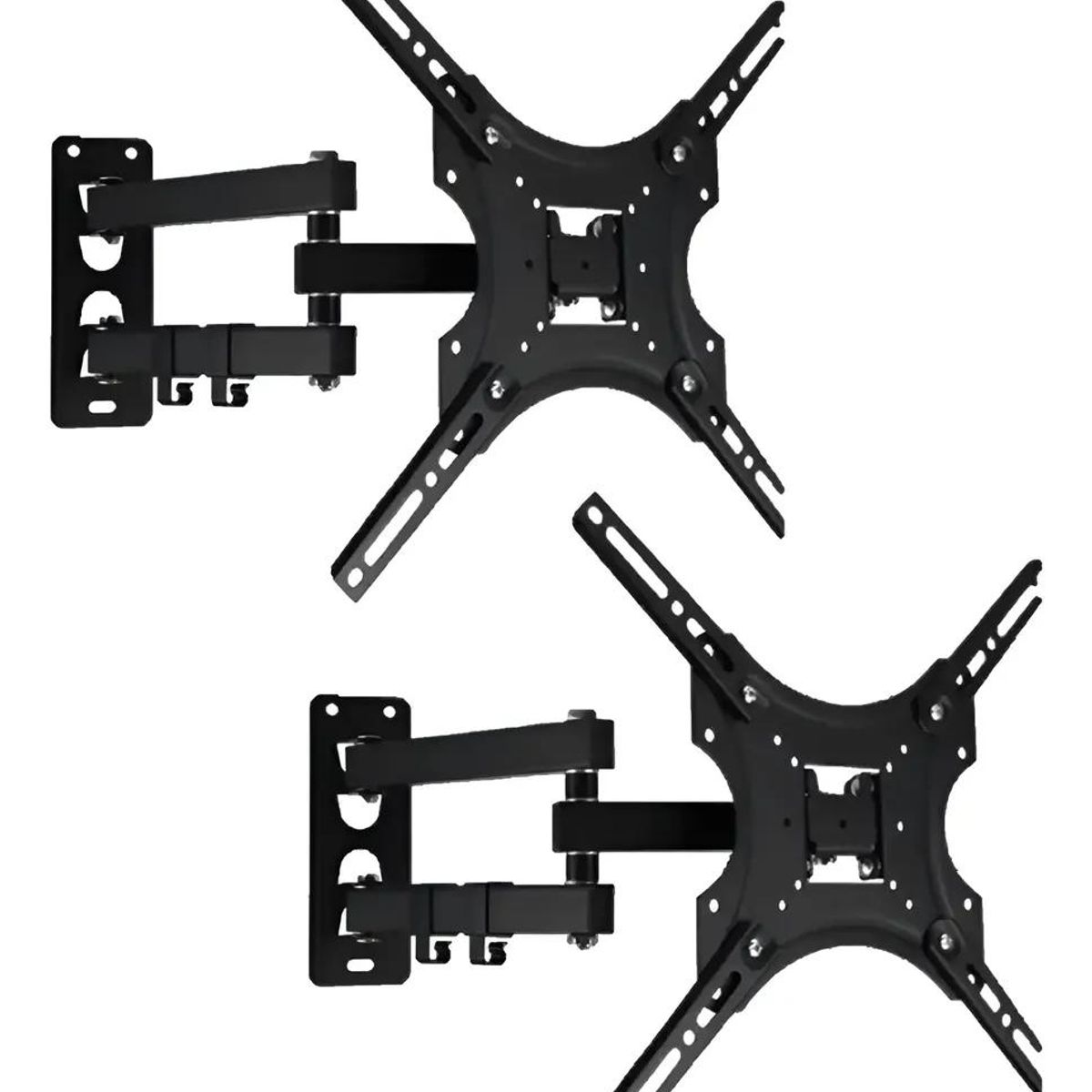 GENERICO - Pack 2 Soportes para Televisor 14 a 55 Pulgadas Negro