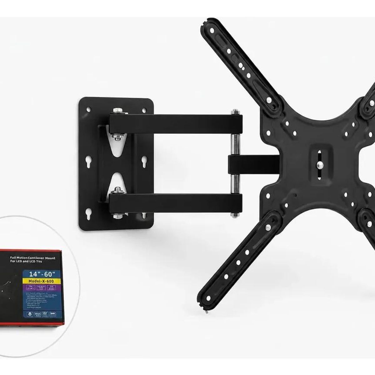 GENERICO - Soporte de Pared para TV 14 a 60 Pulgadas con Brazo Móvil