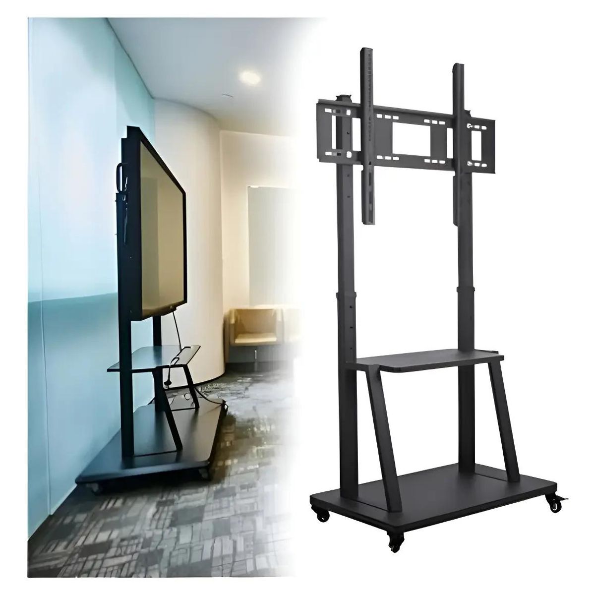 GENERICO - Rack móvil para TV de 32 a 70 pulgadas con ruedas