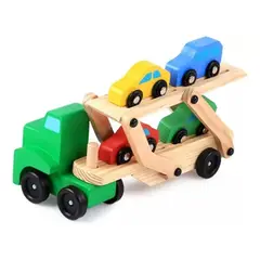 GENERICO - Camión de madera didáctico para niños