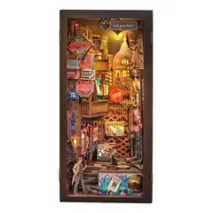GENERICO - Miniatura Armable de Madera Booknook Long Good Bye