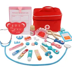 GENERICO - Maleta de Doctor con Accesorios de Madera