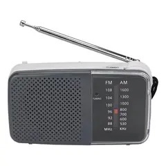 GENERICO - Radio portátil de bolsillo AMFM analógica