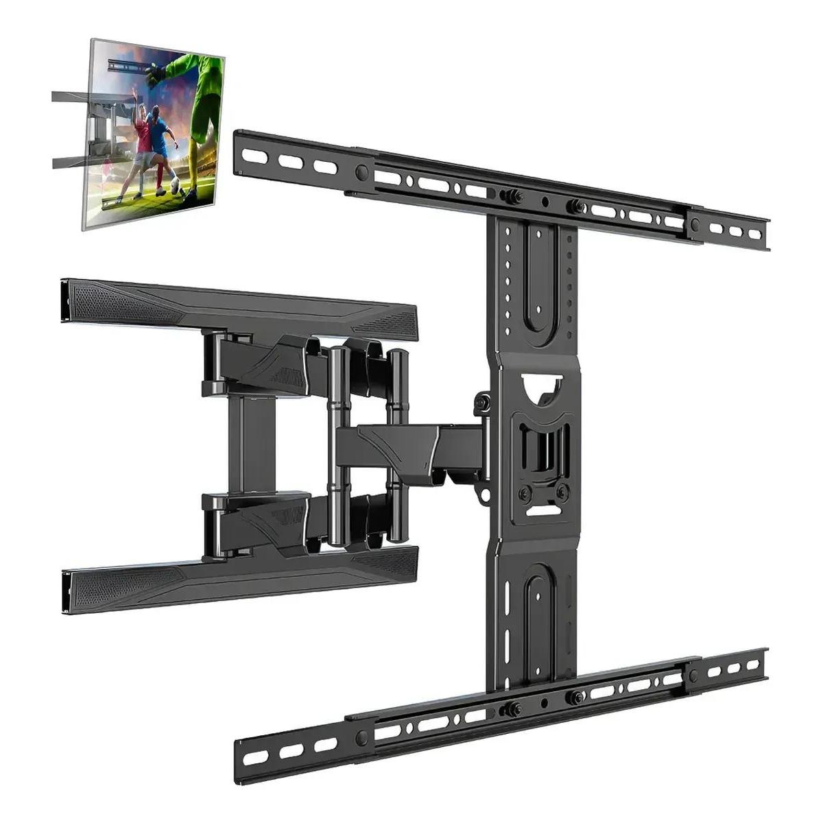 GENERICO - Soporte TV Base Articulado Giratorio para Pantallas 40-80