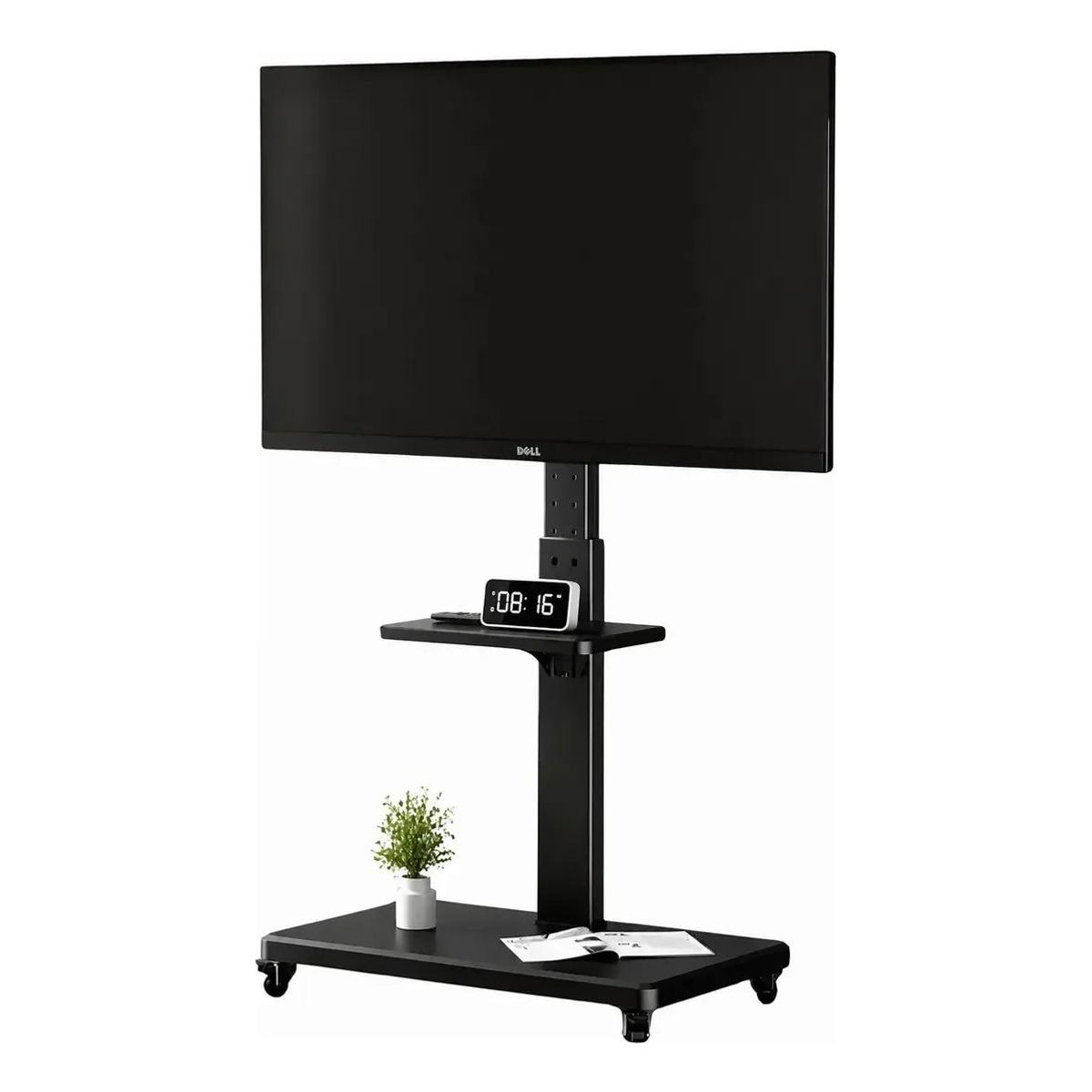 GENERICO - Soporte móvil para TV de madera con ruedas 32-70"