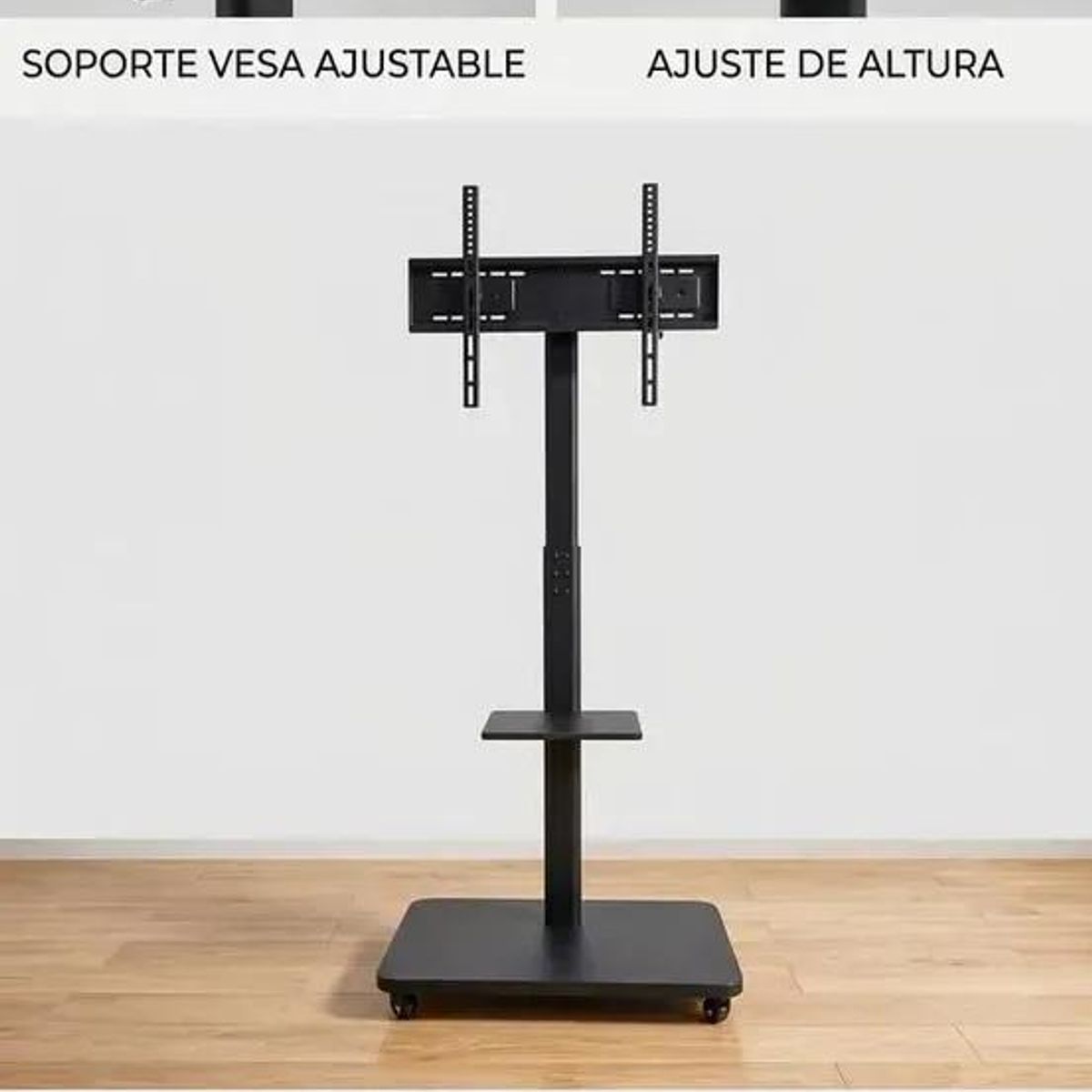 GENERICO - Soporte móvil para TV de madera con ruedas 32-70"