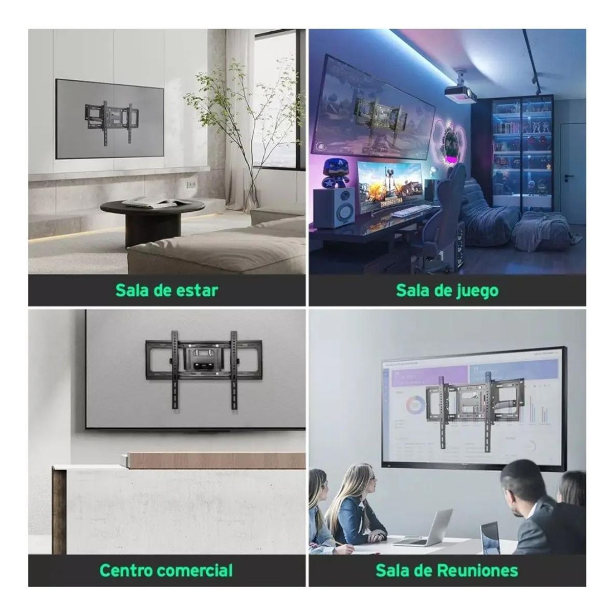 GENERICO - Soporte de pared universal para TV 32 a 70 pulgadas