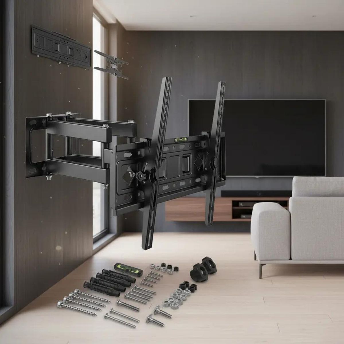 GENERICO - Soporte de Pared Ajustable para TV 32-70 Pulgadas