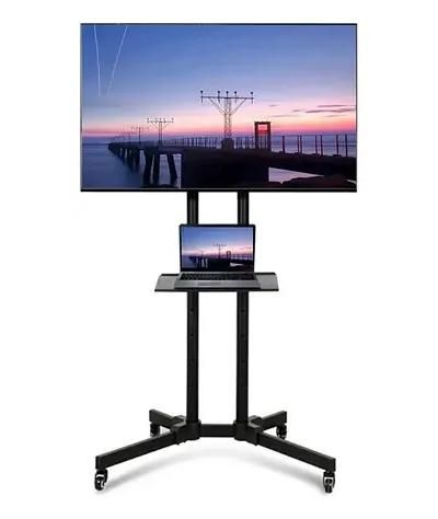 GENERICO Soporte de Piso para TV 32-65'' con Ruedas y Base Estable