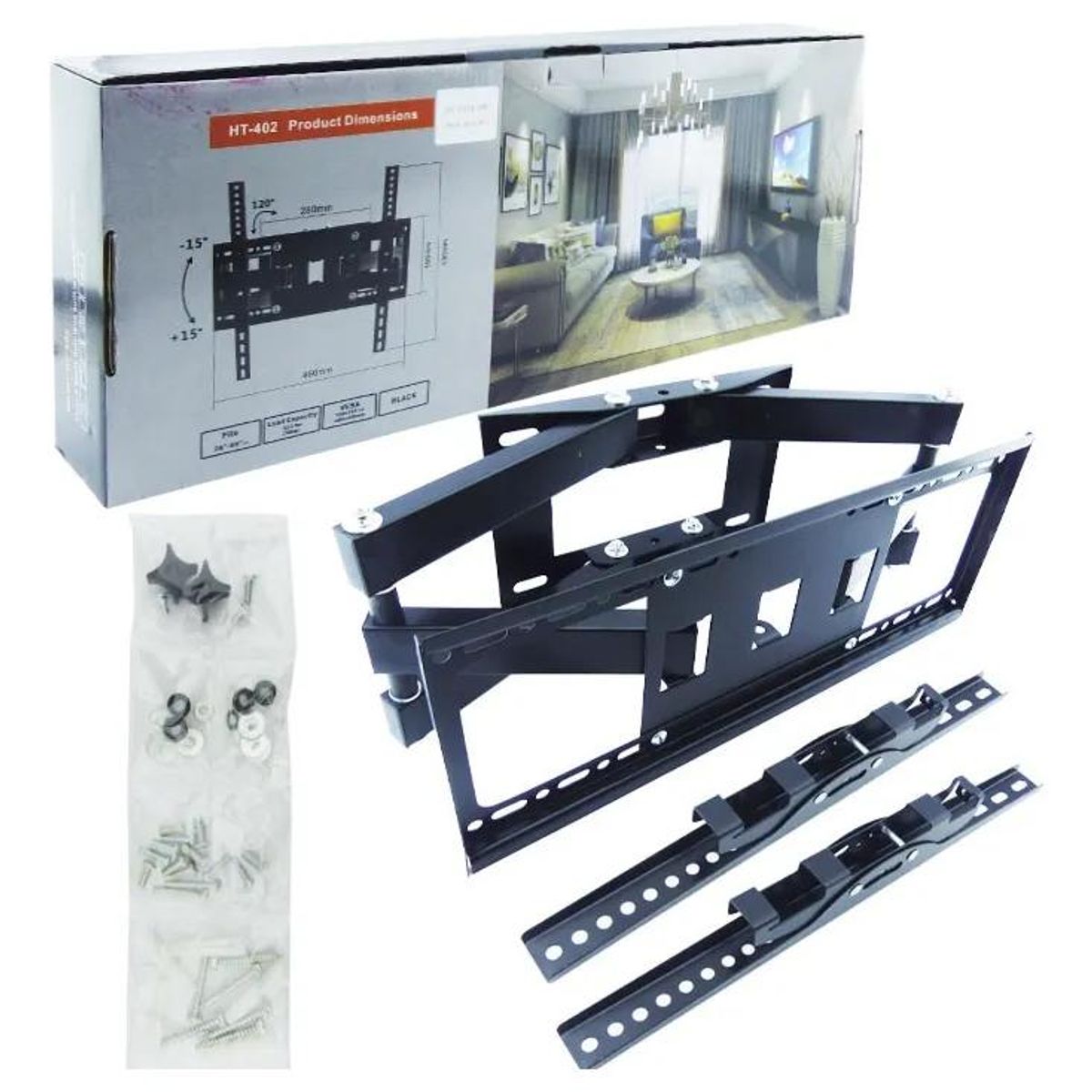 GENERICO - Soporte para TV de 25 a 65 pulgadas HT-402